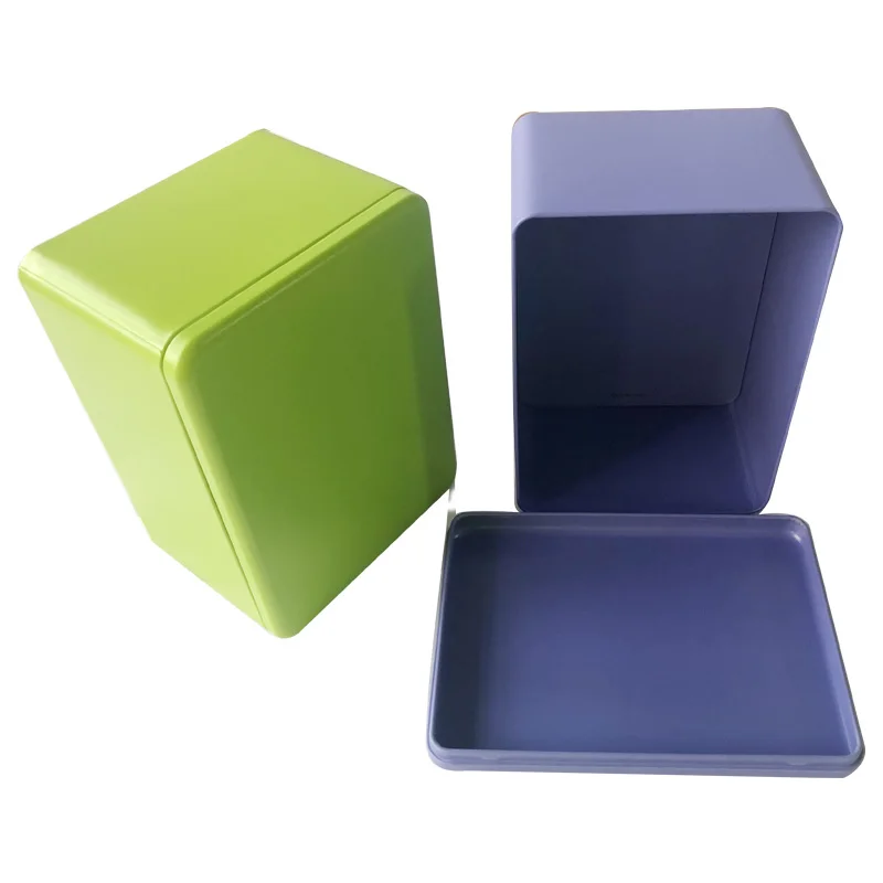 

Size: 175x125x93mm big rectangle tin box biscuit tin box food tin can storage metal box