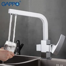GAPPO water filter taps water mixer bronze Kitchen sink Faucet taps Brass torneira kitchen drinking Water faucet mixer tapGA4307