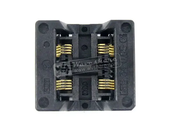 Modules SSOP8 TSSOP8 OTS-8*2(34)-0.65-01 Enplas IC Test Socket Adapter 5.3mm Body Width 0.65mm Pitch 2-Units in 1 modules sop28 so28 soic28 ots 28 1 27 01a enplas ic test socket programmer adapter 8 6mm body width 1 27mm pitch