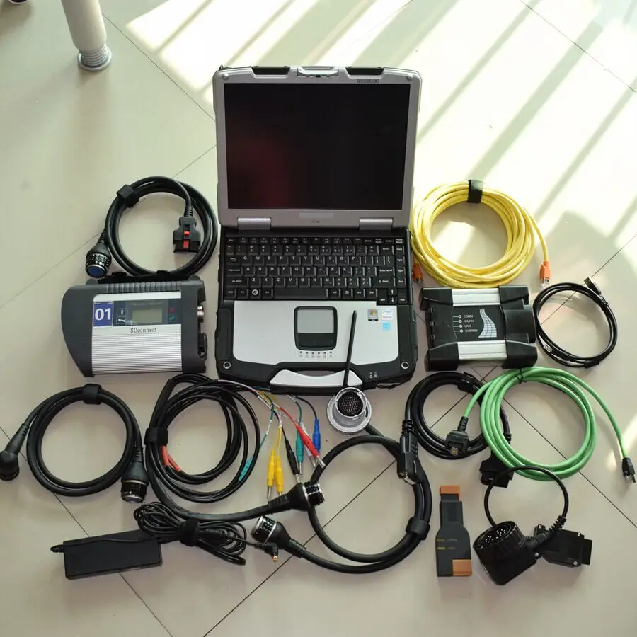 Поддержка mb sd c4 и диагностический инструмент для bmw icom next 2в1 hdd (2018 12 v star + 2018 next) в CF