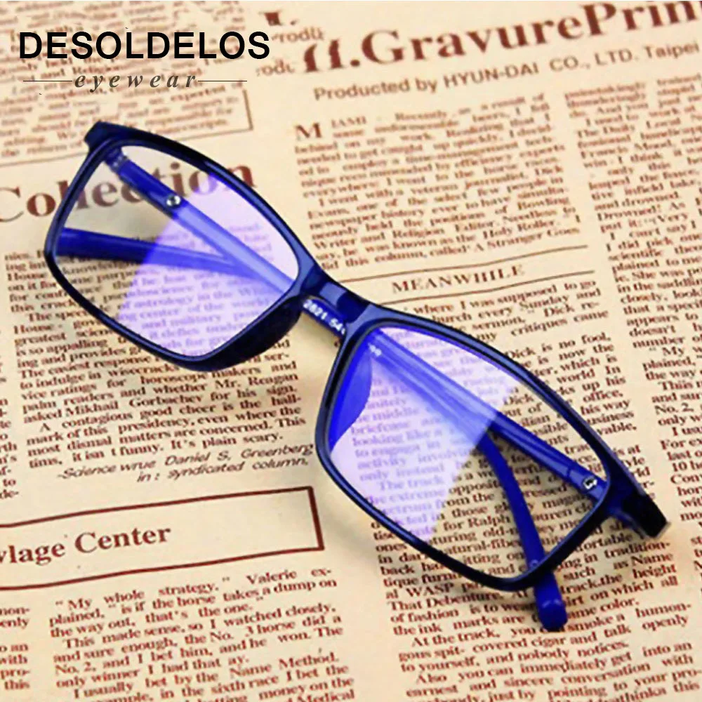 

Anti Light Glasses Ray Blue Fashion Anti Blue Fatigue Protection Blocking Goggles Eye Square Radiation Computer 2019 New