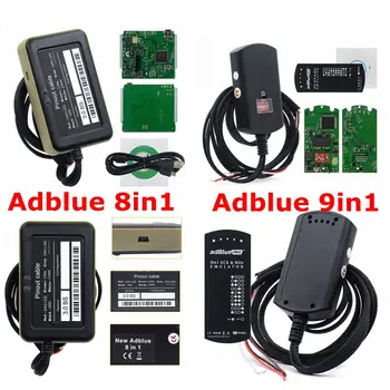 

High quality full chip Adblue 8in1 update Adblue 9in1 Universal NEED NO SOFTWARE AdBlue Emulation Box for multi-brand trucks