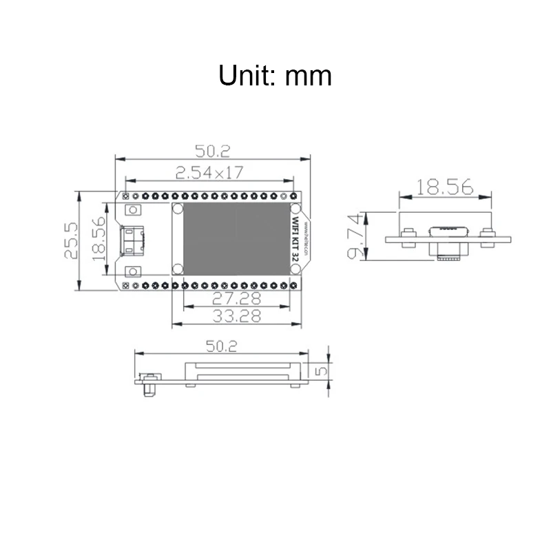 Новый ESP32 Чип wifi Bluetooth Плата развития OLED IOT Kit модуль DOM668|Компьютерные кабели и