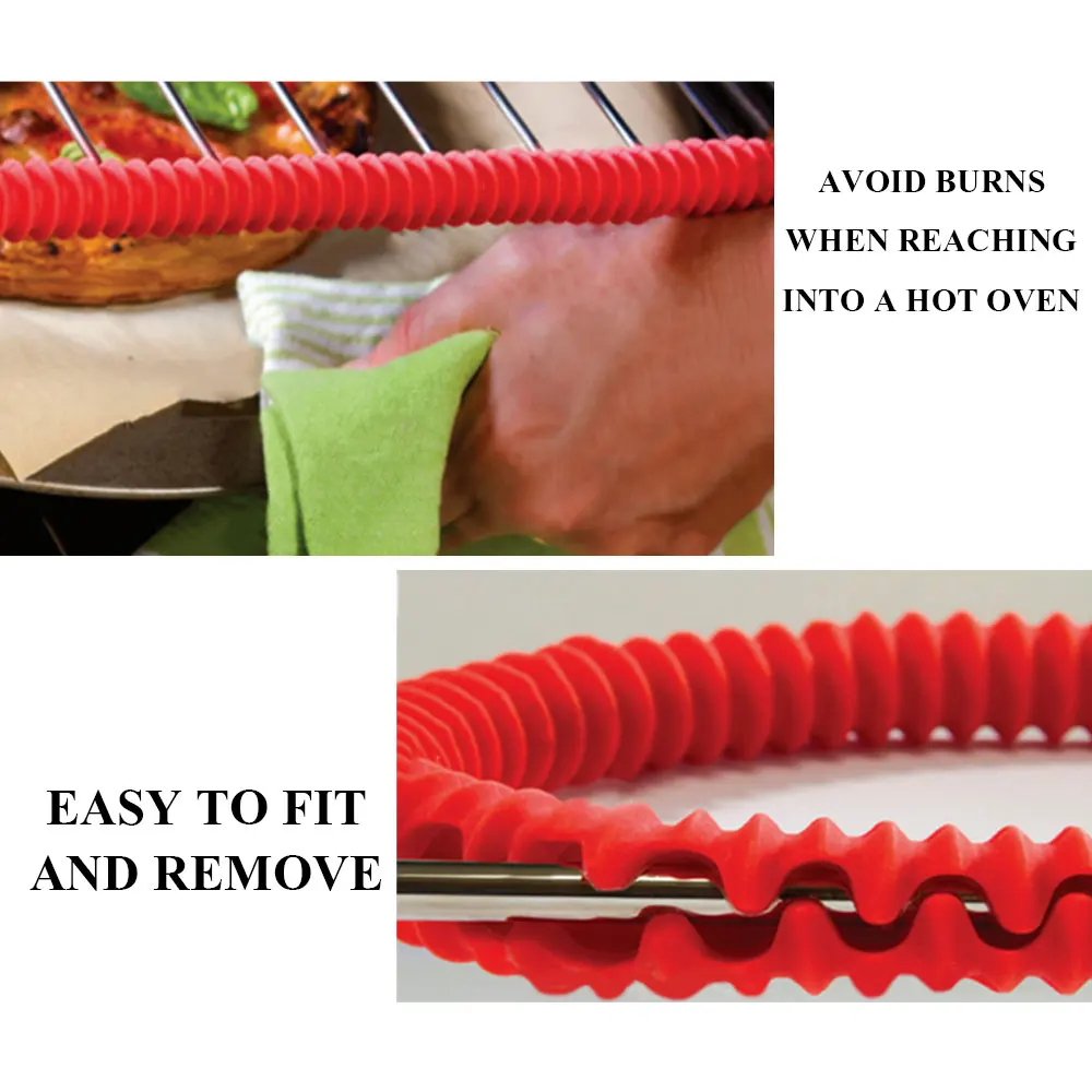 Anticollision Bar Sleeve Heat Resistant Pipe Bars Durable Heat Insulation Strip Silicone