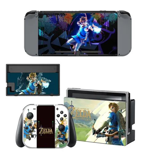 Легенда о Зельде наклейка для кожи vinilo для Nintendo doswitch наклейка s skins для Nintendo Switch NS консоль Joy-Con контроллеры - Цвет: YSNS0540