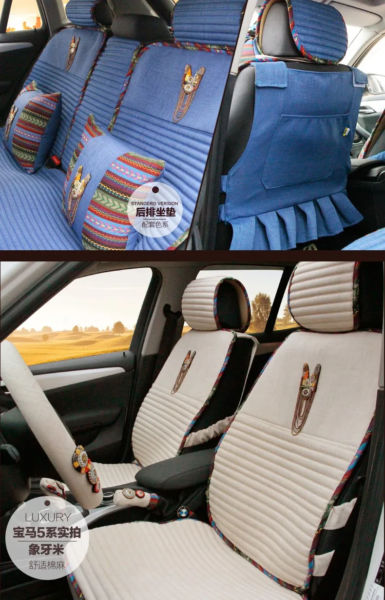 Bohemia-Style-Beaded-Tassels-Car-Seat-Covers-Flax-Fabric-Four-Seasons-General-Vehicle-Seat-Cushion-9