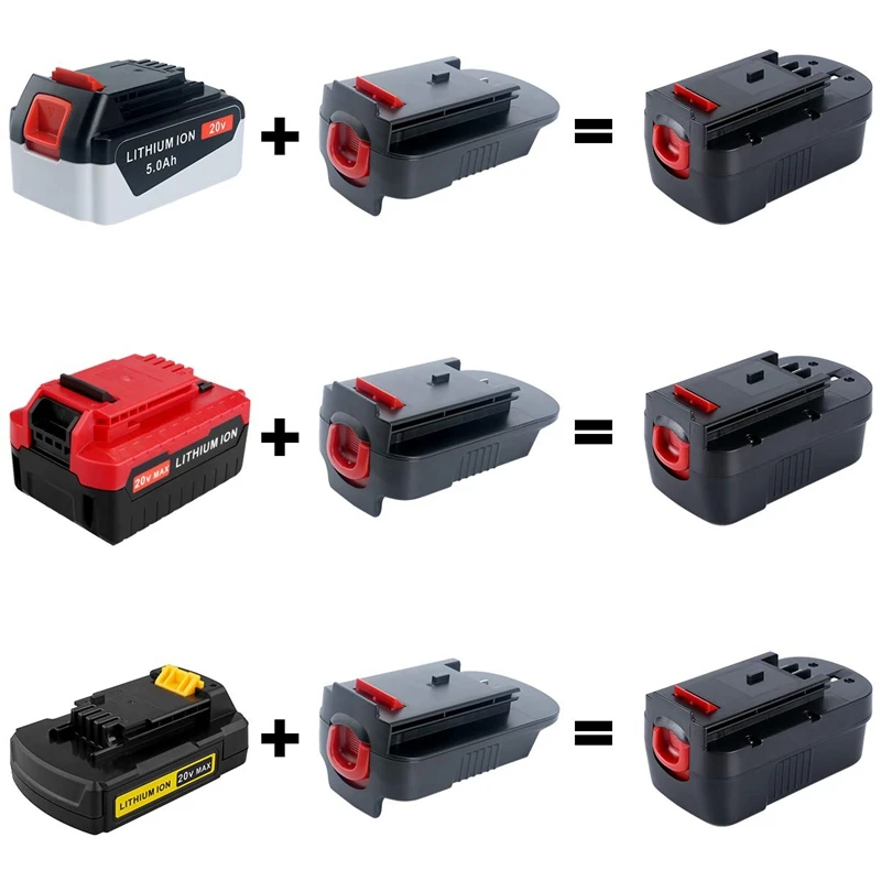 Hpa1820 20V адаптер преобразования батареи для Black Decker/Stanley/Porter кабель Max литиевая
