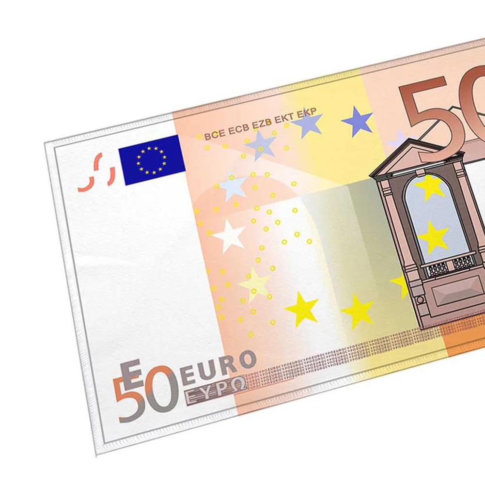 1 шт. евро банкнота дизайн мягкий домашний ванная Противоскользящий дверной коврик чайный столик ковер двери кухня ванная комната Декор