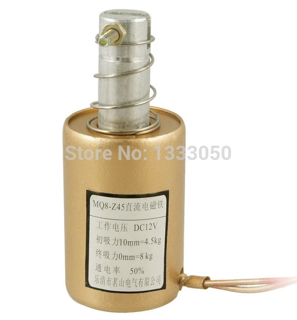 

DC 24V 0mm 8Kg Force Pull Type Metal Solenoid Electromagnet