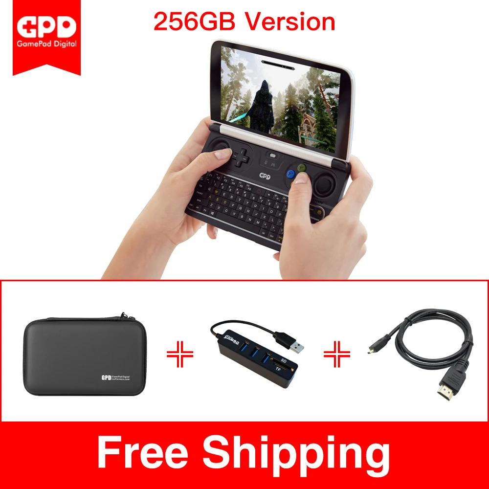 GPD WIN2 8GB/256GB 6 Inch Handheld Gaming PC Laptop Intel Core Windows 10 System Pocket Mini PC Laptop(Black) GPD WIN2 8GB/256GB 6 Inch Handheld Gaming PC Laptop Intel Core Windows 10 System Pocket Mini PC Laptop(Black)