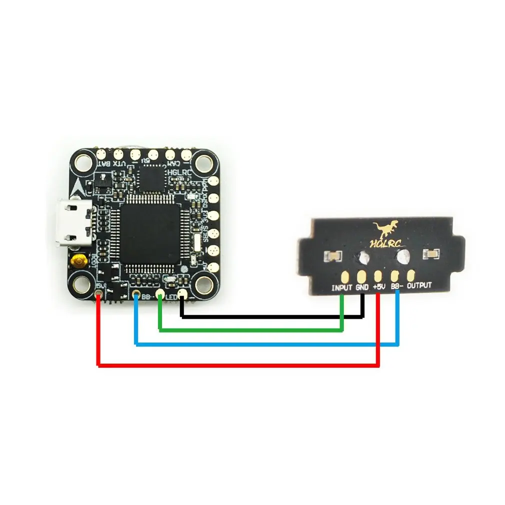 HGLRC WS2812B 5V 2-в-1 Красочный светодиодный базовый двигатель светильник с звуковой сигнал для Naze32 F3 CC3D F светильник Управление FPV RC Дрон для гонок