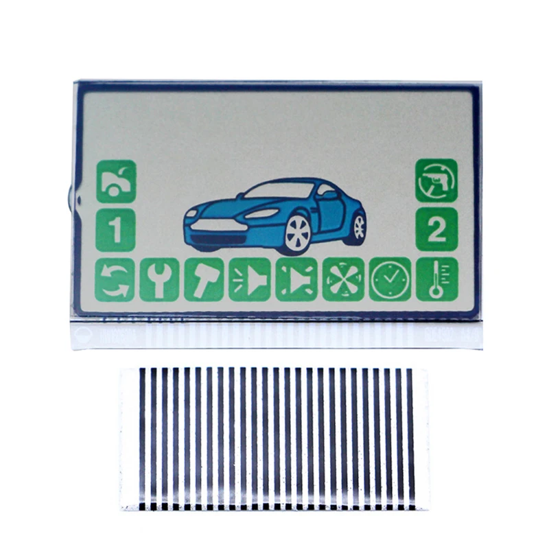

New A94 Lcd Display Flexible for Starline A94 LCD Remote Controller Car Alarm Security lcd display Zebra Stripes Cable remote