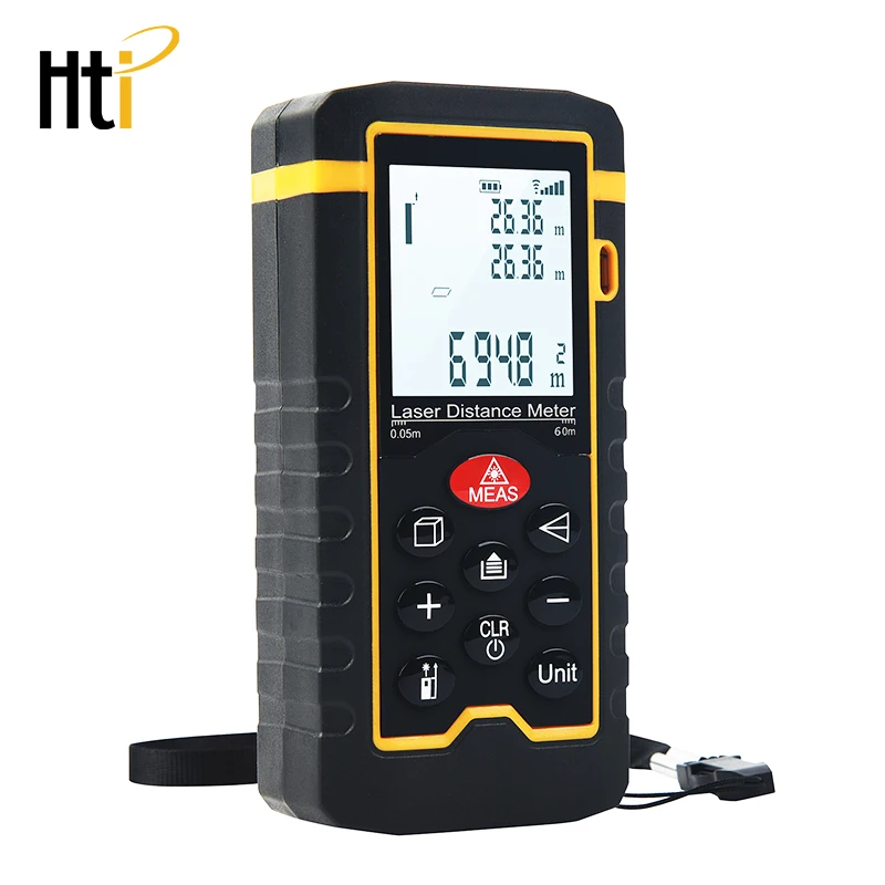 

Hti laser distance meter 60M rangefinder trena laser tape range finder build measure device ruler test tool