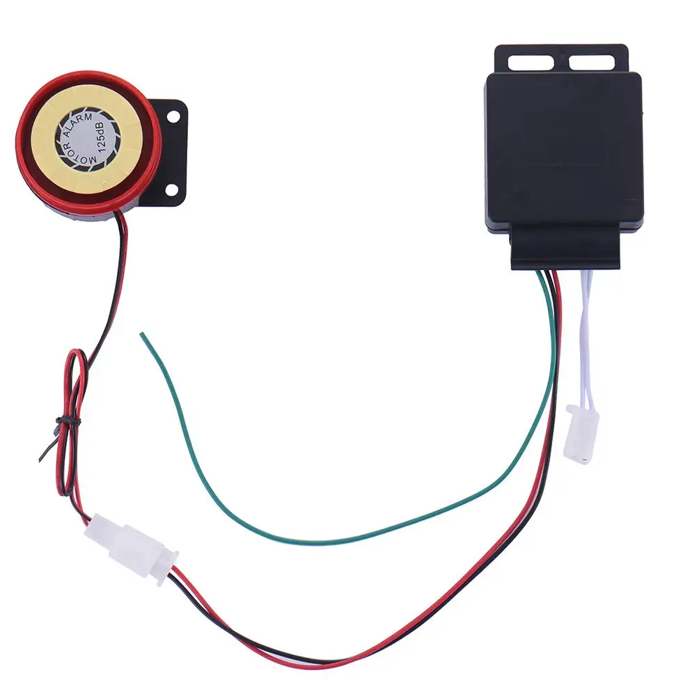 

Motorcycle Burglar Alarm 12V Vibration Burglar Alarm With Button Battery And Big Sound Hord Security Guard Against Theft