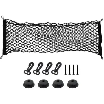 

Mesh Auto Organizer Storage Trunk Car Organizer Net goods Car Rear Trunk String Bag Elastic String Net Cargo Network storage