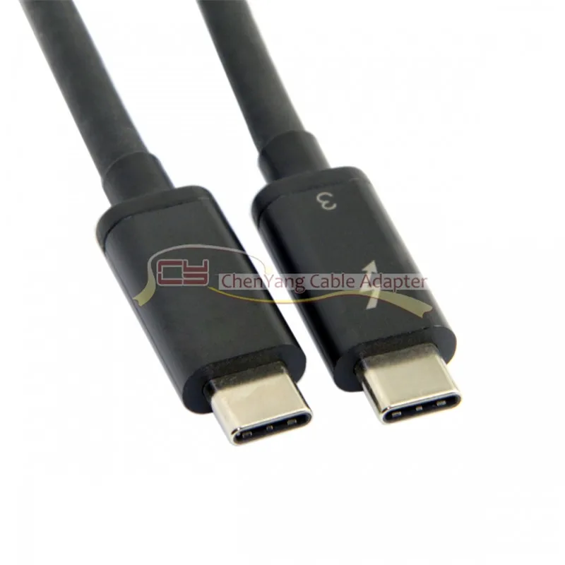 2m Thunderbolt 3 USB C USB 3.1 Type C Male to Thunderbolt 3 Male 40Gbps