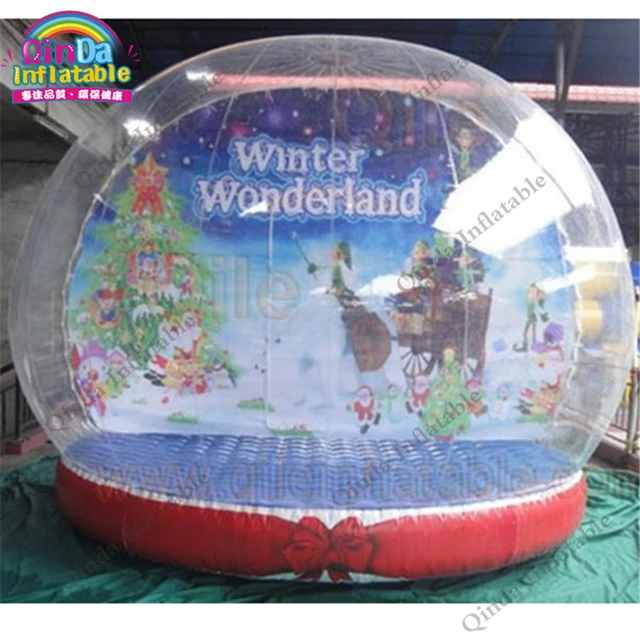 guangzhou wholesale 3m diameter inflatable snow globes blow up ball human size bubble
