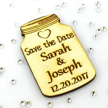 50 шт. индивидуальный морской деревянный гравированный сохранить дату карты дерево сохранить дату