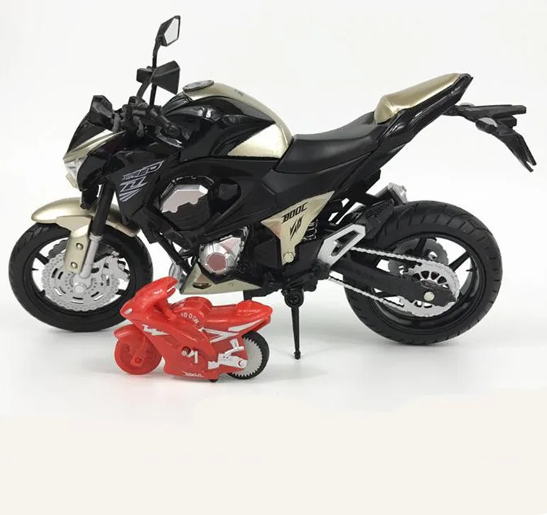 Goedkoop 112 schaal legering motorfiets speelgoed, hoge simulatie KAWASAKI Motorfiets model, collectie speelgoed voertuig, diecast metal, gratis verzending
