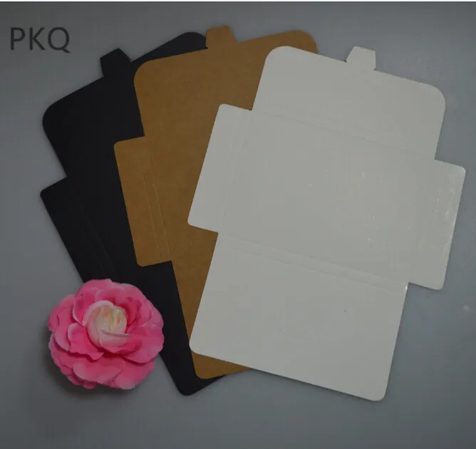 5pcs/lot Retro Blank Mini Paper Envelopes Wedding Party Invitation Greeting Card Gift 350gsm Thick Card Envelope 15.5*10.7*0.9cm