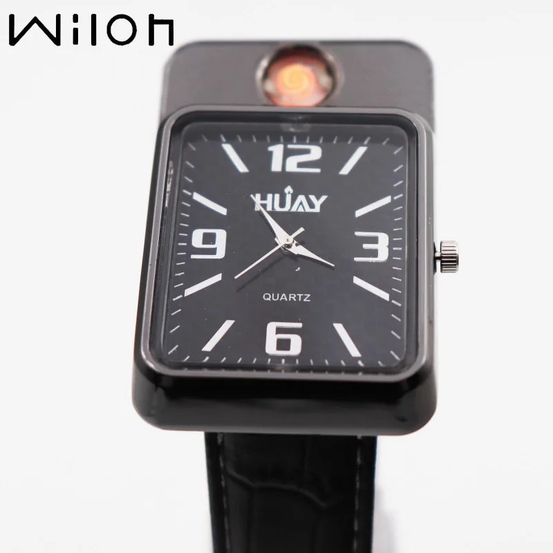 2018 Lighter Watches for men sports Quartz watch hot fashion Flameless