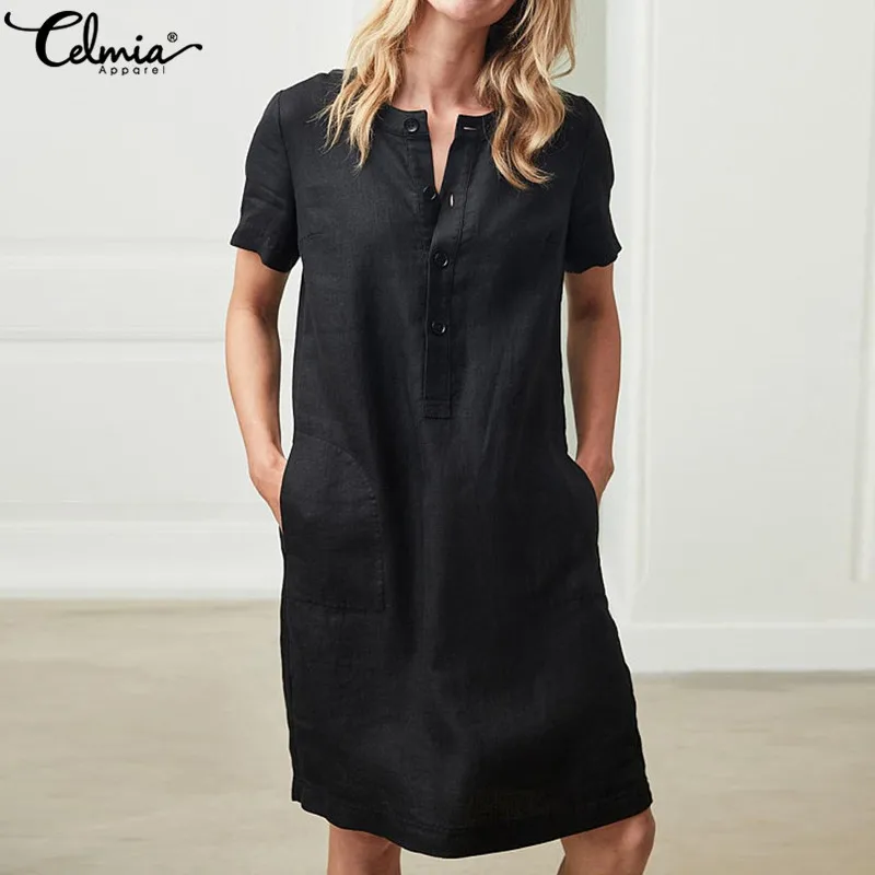summer linen dresses 2019