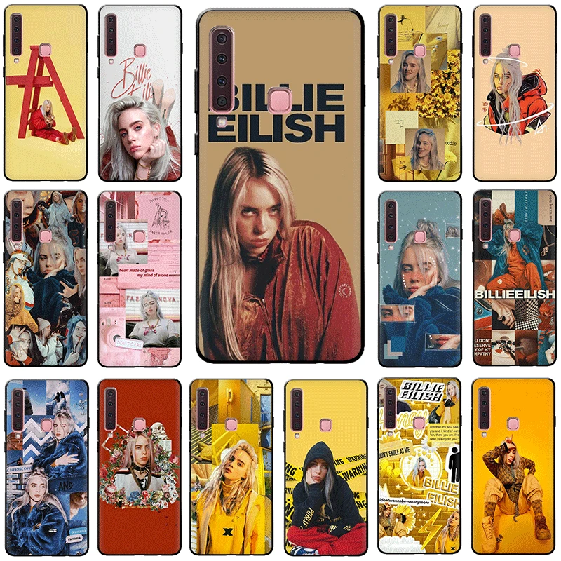 Billie Eilish Халид милый мягкий силиконовый чехол для телефона для samsung GaLaxy A3 A5 A6 A7 A8 A9 A10 A30 A40 A50 A70 J6