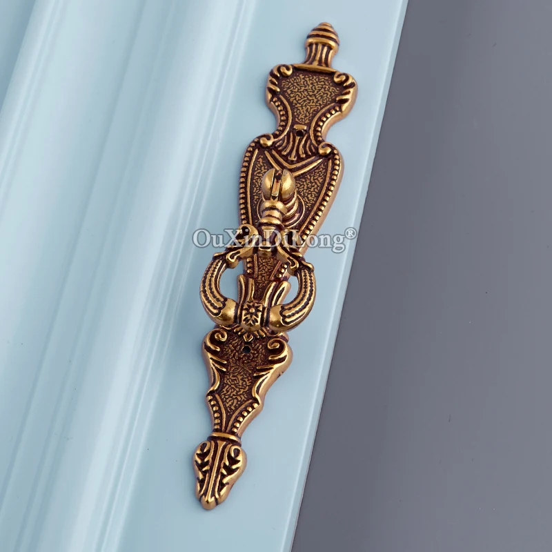 Retro 1PCS European Antique Kitchen Cabinet Door Handles Cupboard Wardrobe Drawer Cabinets Pulls Handles and Knobs