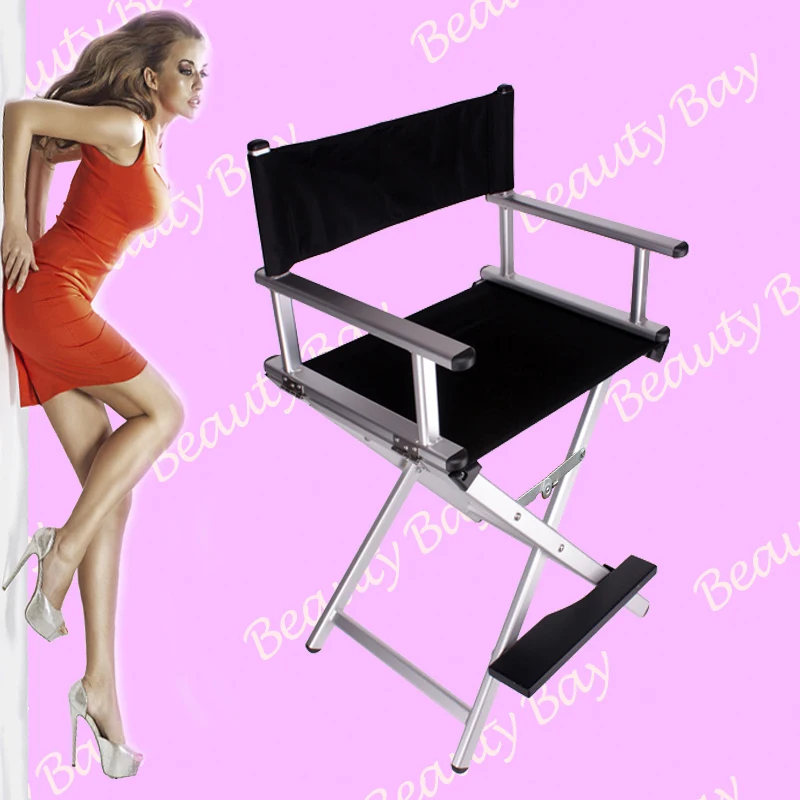 

Aluminum makeup case mating director chair, Portable Aluminum makeup chair
