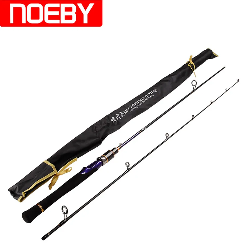 

NOEBY 1.95m Spinning Rod UL Lure Weight 1-5g Fishing Tackles Canne A Peche Vara De Pesca Fishing Rod Spinning Canne A Mouche