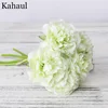peony artificial artificial silk flowers for home decoration wedding bouquet for bride high quality fake flower faux living room 4