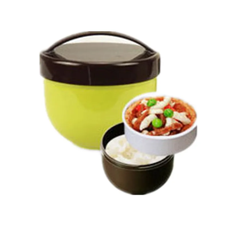 

High quality Japanese bento box with double-layer microwave with handle plastic portable lunch box