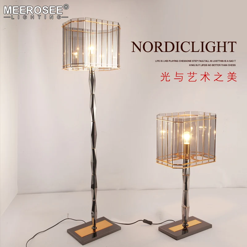 New Arrival Crystal Floor Light Glass Floor Lamp for Dining room Hotel