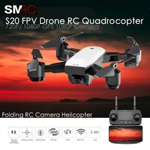 SMRC S20 6 осей Gyro FPV Дрон портативный Радиоуправляемый квадрокоптер 720 P/1080 P/gps 1080P камера складной Радиоуправляемый вертолет портативная радиоуправляемая модель