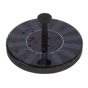 

DC 4.5-10V Solar Water Panel Power Fountain Pump Kit with 4 Nozzles for Pool Garden Pond Watering Round Water Fountain Pump