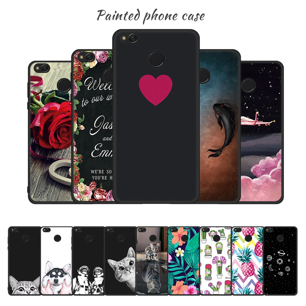 

Color Pattern TPU Phone Case Cover For Xiaomi Redmi 5 Plus 4A Note 4 5 Pro Global 4X 5A Soft Silicone Protective Cartoon Shell