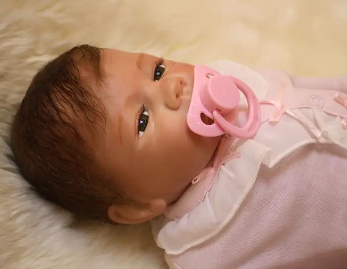 Спящая и бодрствующая девочка Близнецы bebes Reborn Baby Dolls 20 дюймов Мягкие силиконовые