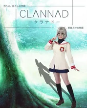 Envío Gratis Clannad Sakagami Tomoyo Hikarizaka Privado de Alto Grado 2 de La Escuela de La Escuela Uniforme de Cosplay del Anime