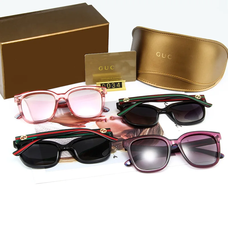 

Police Polarized light Women Sunglasses Women Brand Designer Crystal Frame Polaroid Lens 4 Color Optional Retro Sun Glasses