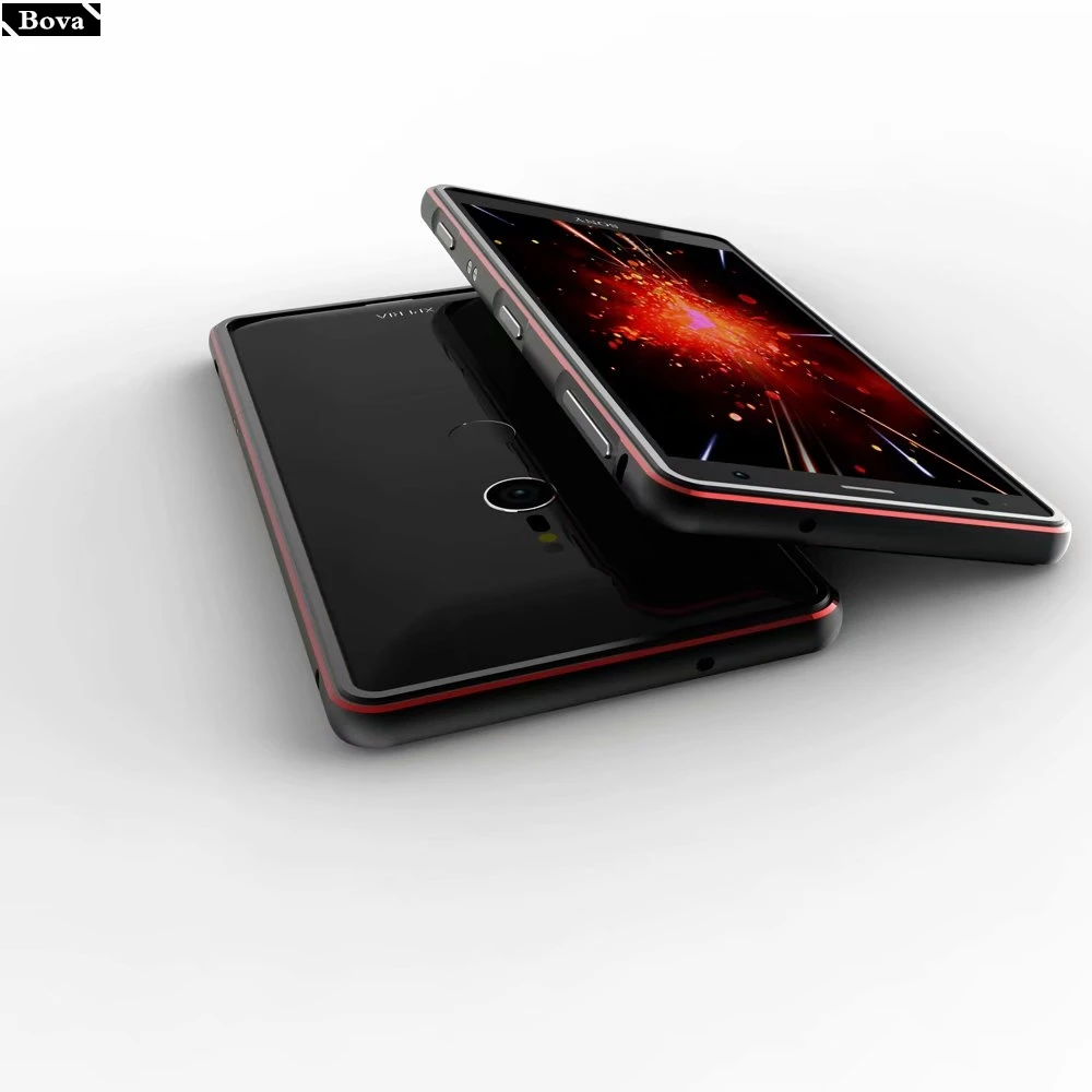 Чехол для Sony XZ3 роскошный Ультратонкий алюминиевый бампер Xperia + 2 пленки (1