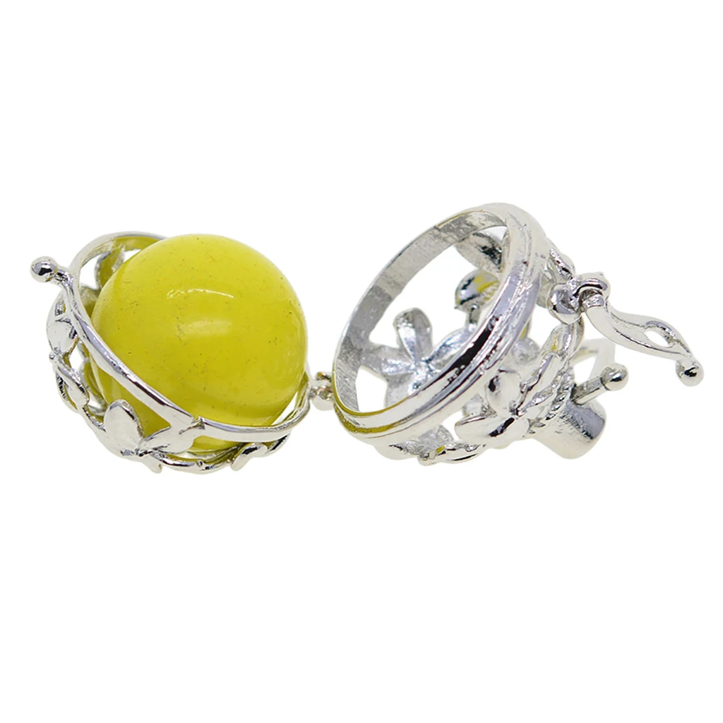 Blank Pearl Beads Cage Pendant Charms Memory Locket Pendants Settings for DIY Necklace Bracelet Earrings Jewelry Making