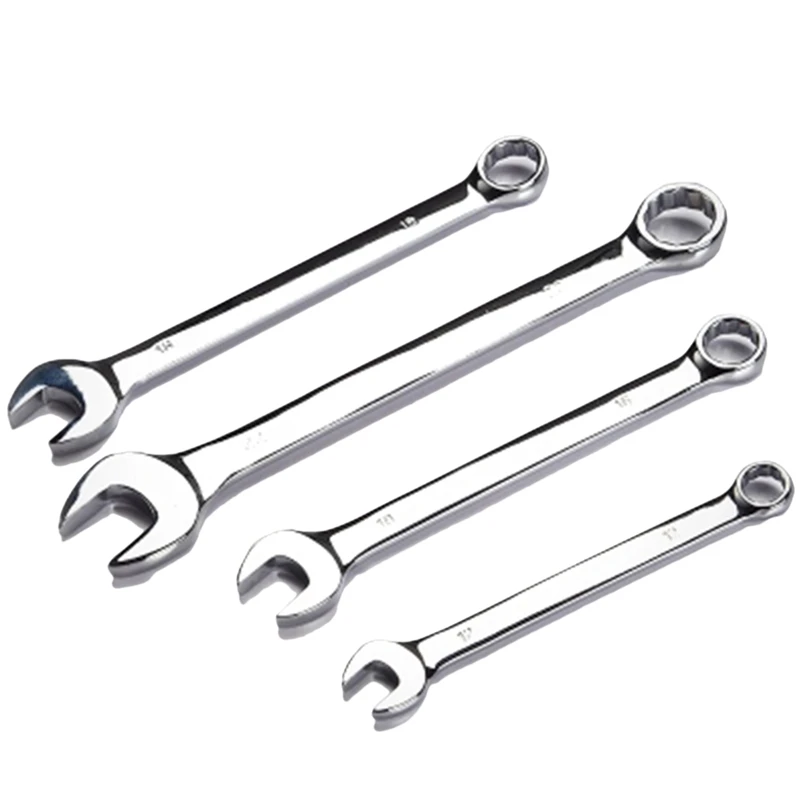 

14Pcs Ratchet Handle Wrench Fixed Head Combination Spanner Sets Hand Tools Ratcheting Strap Wrench
