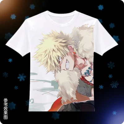 03 Boku no Hero Academy Midoriya izku футболка аниме мой герой Academy Todoroki Shouto косплей футболки повседневные топы wo мужские футболки - Цвет: 03