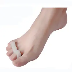 2 пара носок сепараторы Мягкие Силиконовые ортопедические корректор для косточки на ноге плюсневой выпрямитель ног кольца обувь подушки