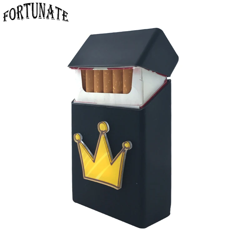 Значок Монро силиконовый контейнер для табака чехол для портсигара аксессуары для курения 20 сигарет коробка держатель для сигарет табачная коробка - Цвет: AYH0007