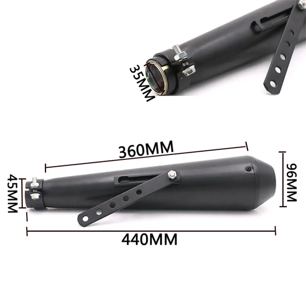 Motorcycle Exhaust Muffler Link Pipe System Connector Stainless Steel Low Mount Link Pipe For Honda CG EN125 XL883 1200