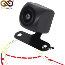 Reale HD Angolo di 180 Gradi Lente Fisheye Dinamico Traiettoria Linea di Parcheggio Auto di Inverso di Retrovisione di Backup Della Macchina Fotografica Per Il Parcheggio Monitor