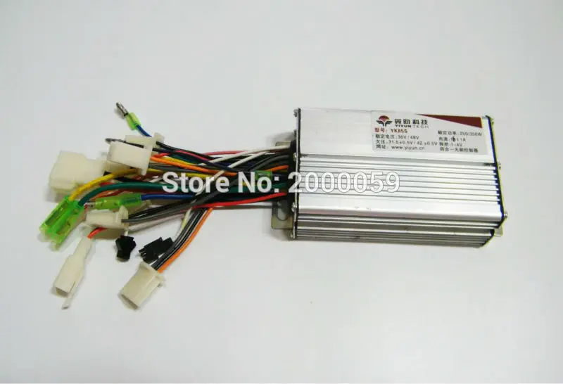 

YK85S Brushless Electric Scooter Speed Controller 48V350W 17A Motor Controller With Hall Sensor Reversing Function