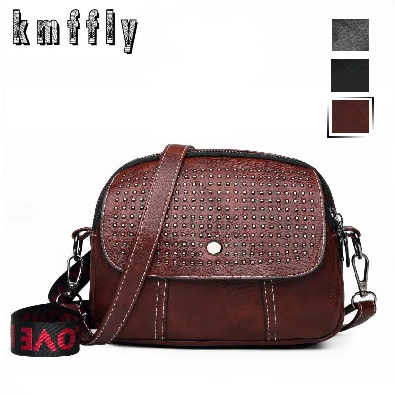

2019 Spring New Fashion Women Shoulder Bag Rivet Flap Designer Handbags Clutch Bag Ladies Messenger Bags Crossbody Bags For Girl