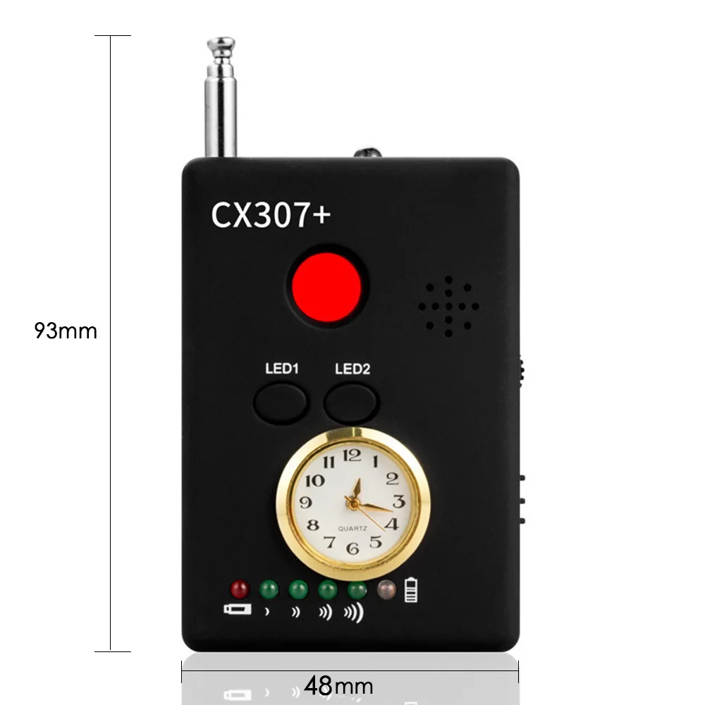 Полный диапазон Анти-шпион обнаружитель подслушивающих устройств CX307 + RF мини-беспроводная камера скрытый сигнал GSM искатель устройств